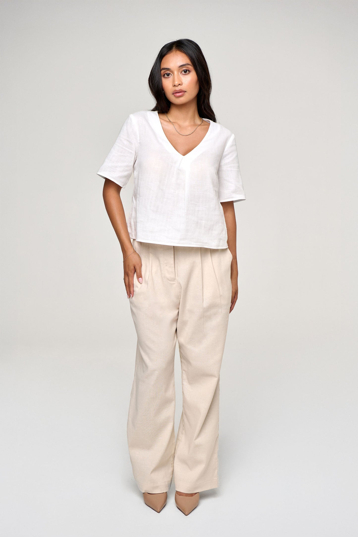 ALYSSA COTTON BLOUSE