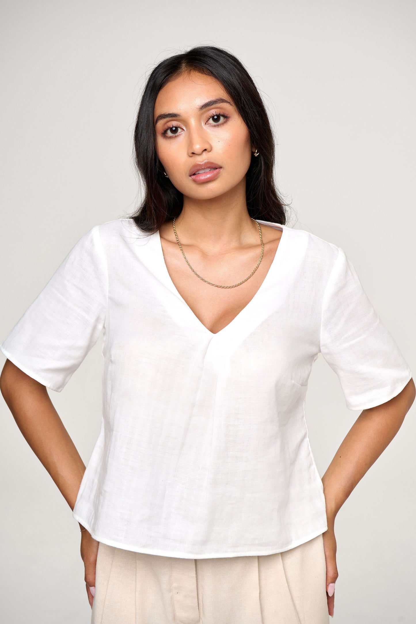 ALYSSA COTTON BLOUSE
