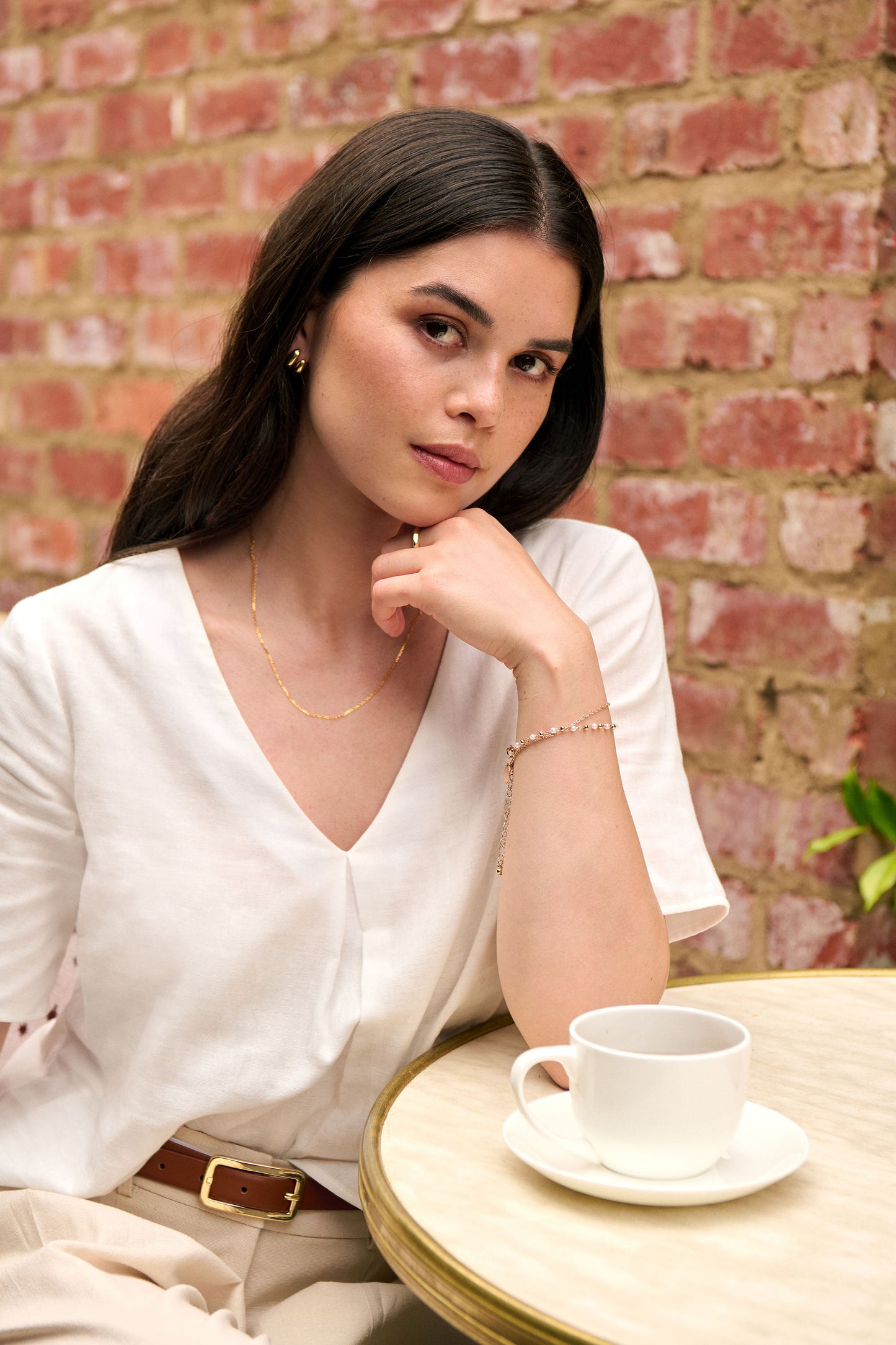 ALYSSA COTTON BLOUSE