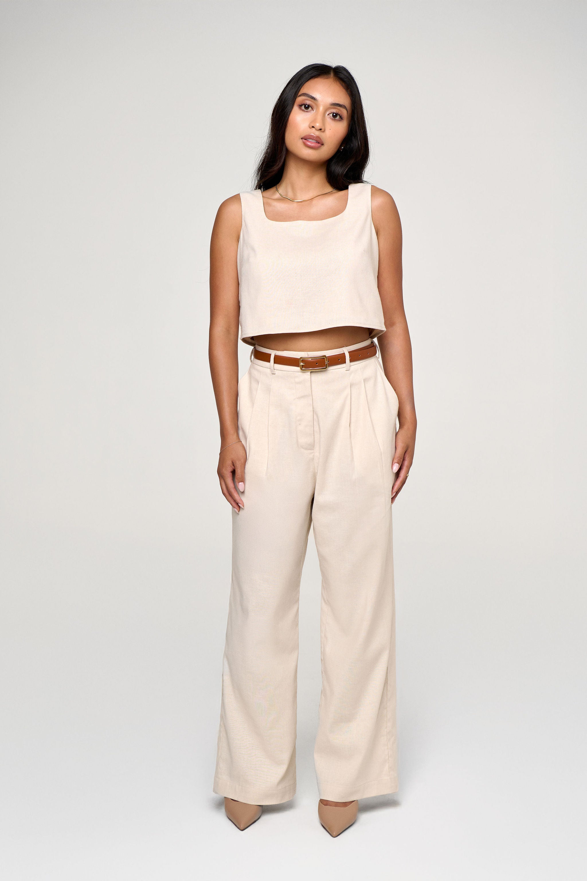 FREYA LINEN TOP