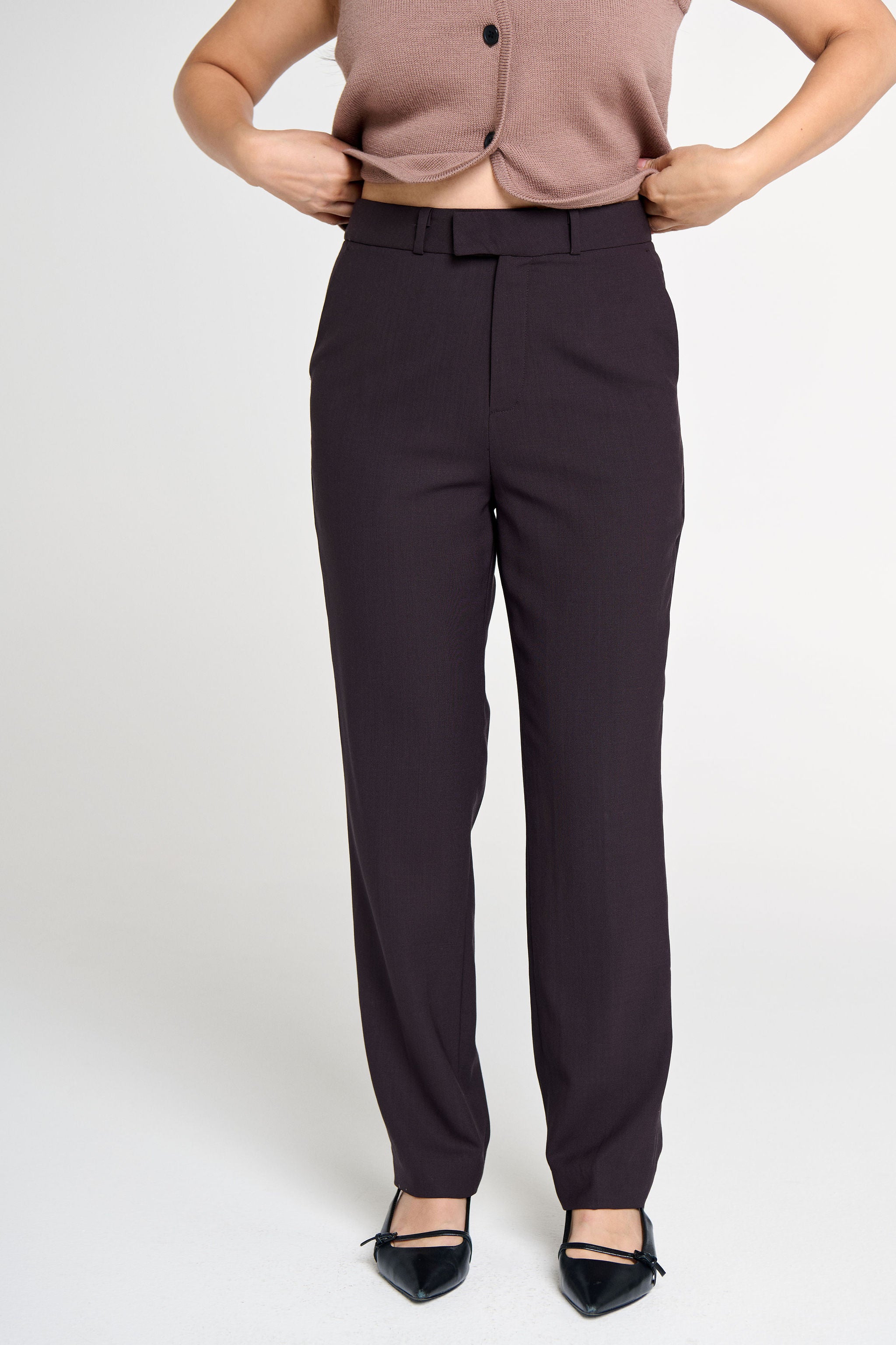 MILANO TAILORED WOOL PANTS