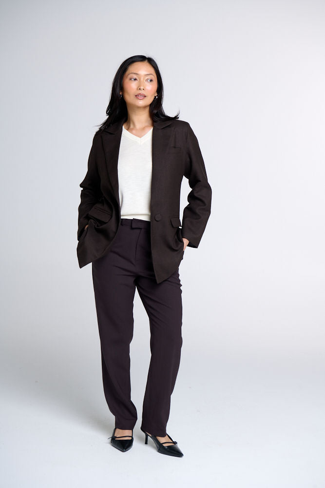 AURELIA OVERSIZED WOOL BLEND BLAZER