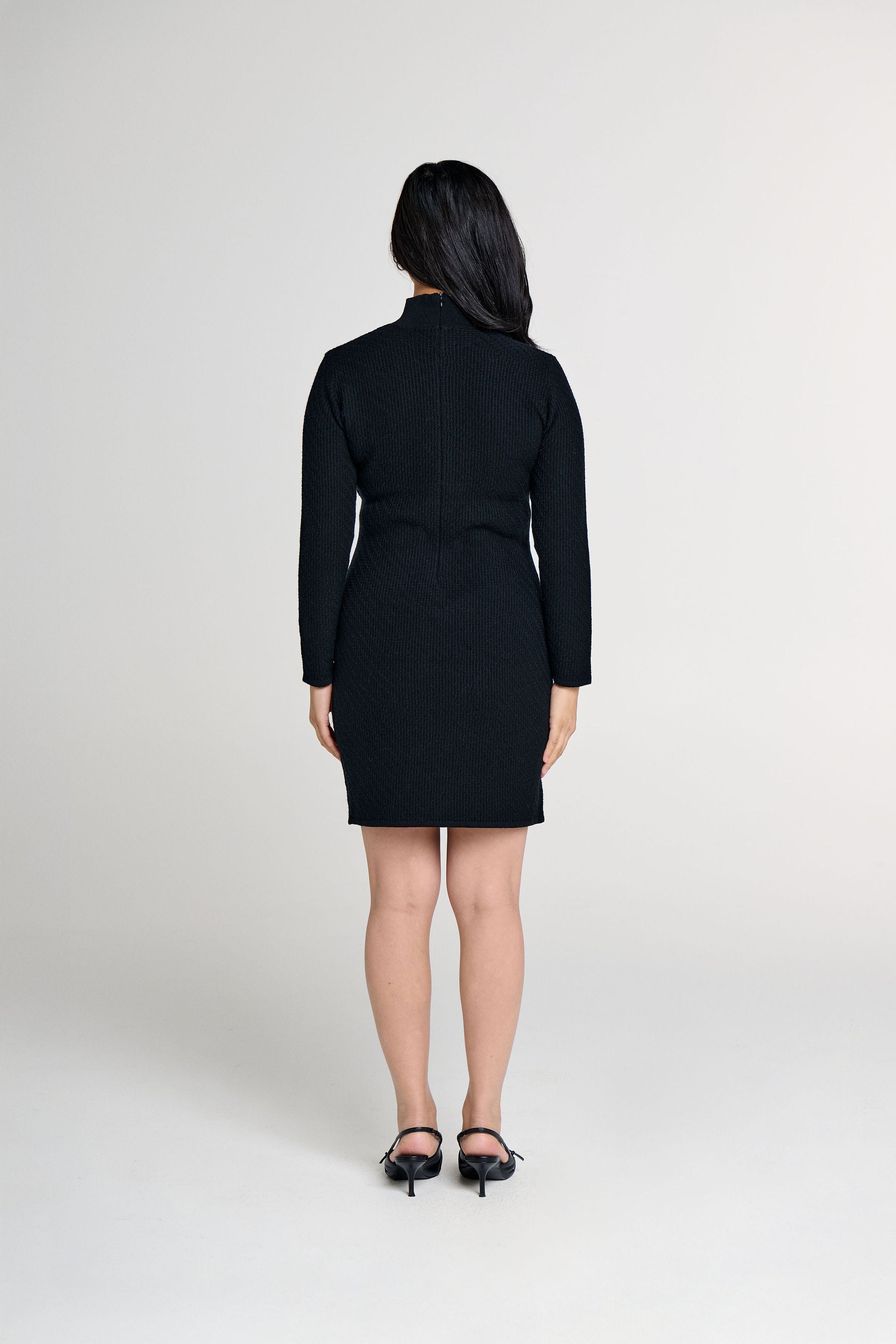 CAMILLE TWEED KNIT DRESS