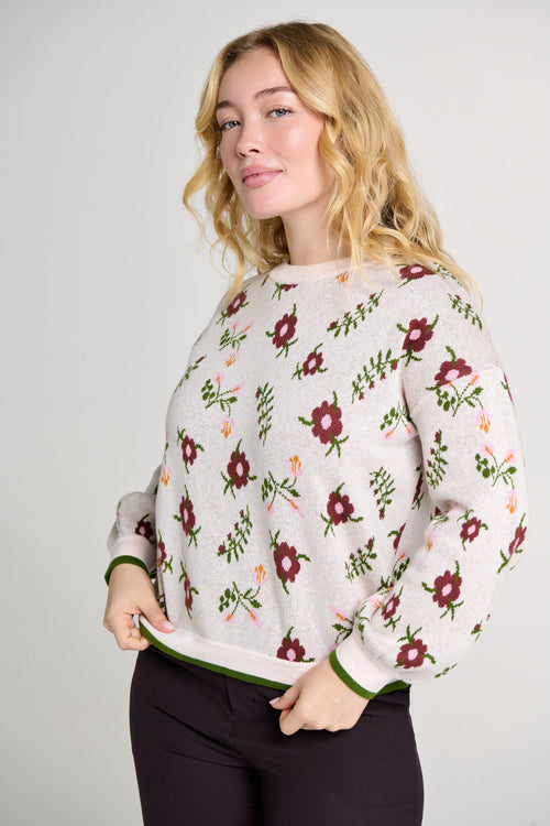 ALICE FLORAL KNIT JUMPER
