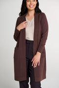 SYLVIE LONGLINE MERINO CARDIGAN