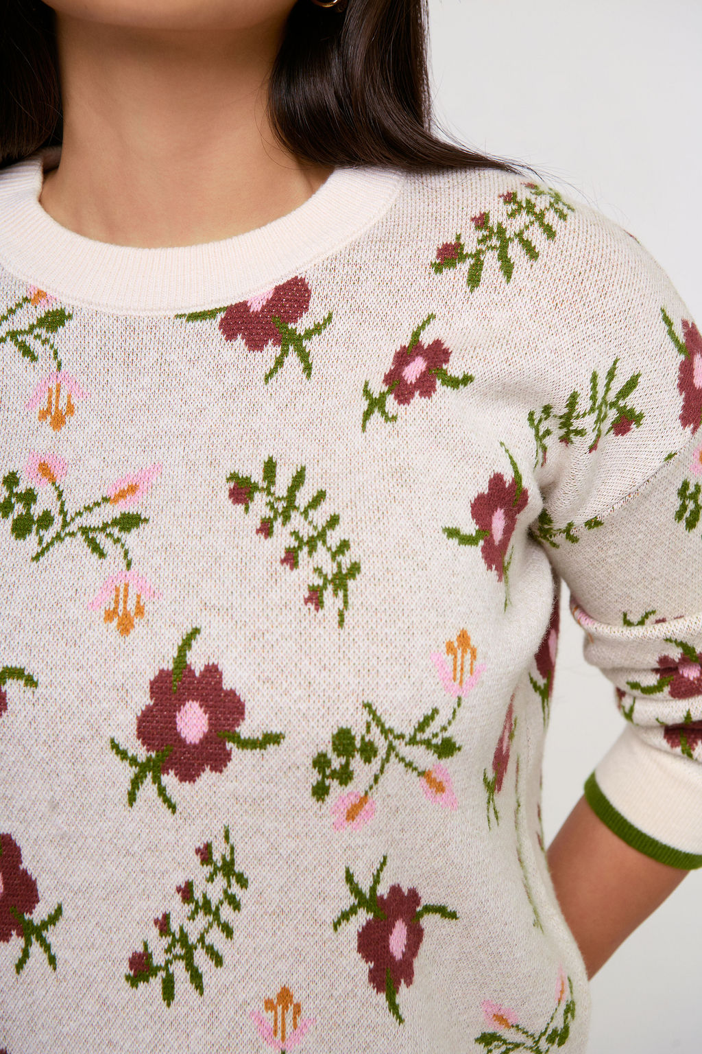ALICE FLORAL KNIT JUMPER
