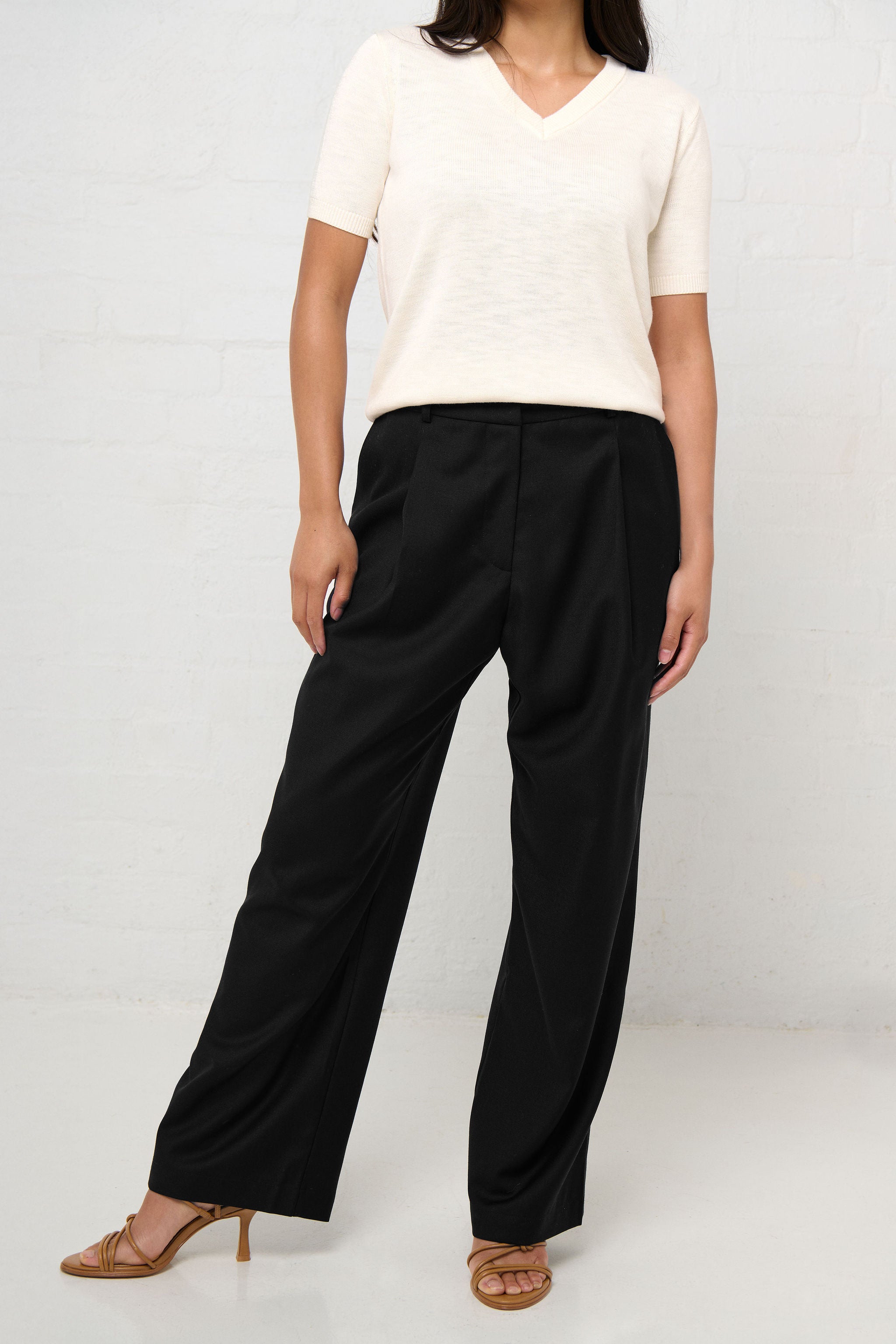 BIANCA SUPERFINE MERINO WOOL WIDE LEG PANT